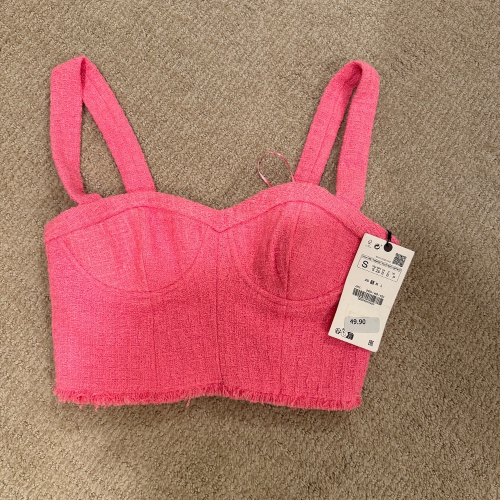 Zara Pink Top NWT